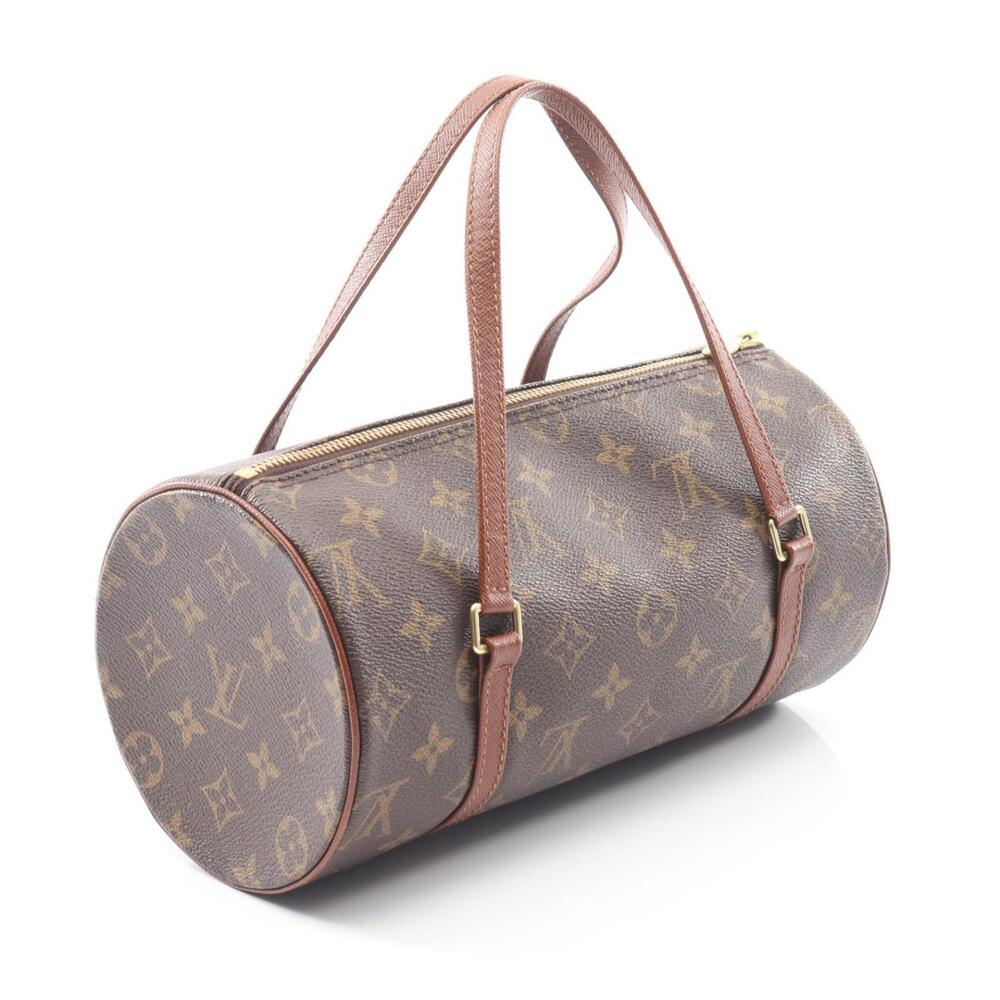 LOUIS VUITTON Brown Monogram Leather Papillon 26 Bag - Picture 2 of 9